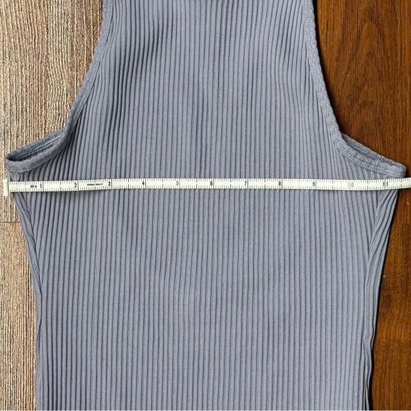 Wilfred Ribbed Knit Bodysuit – Light Grey/ Lilac (Size S) 🤍✨ - Picture 3 of 6